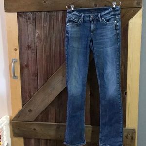 27x33 Suki Slim Boot Silver Jeans